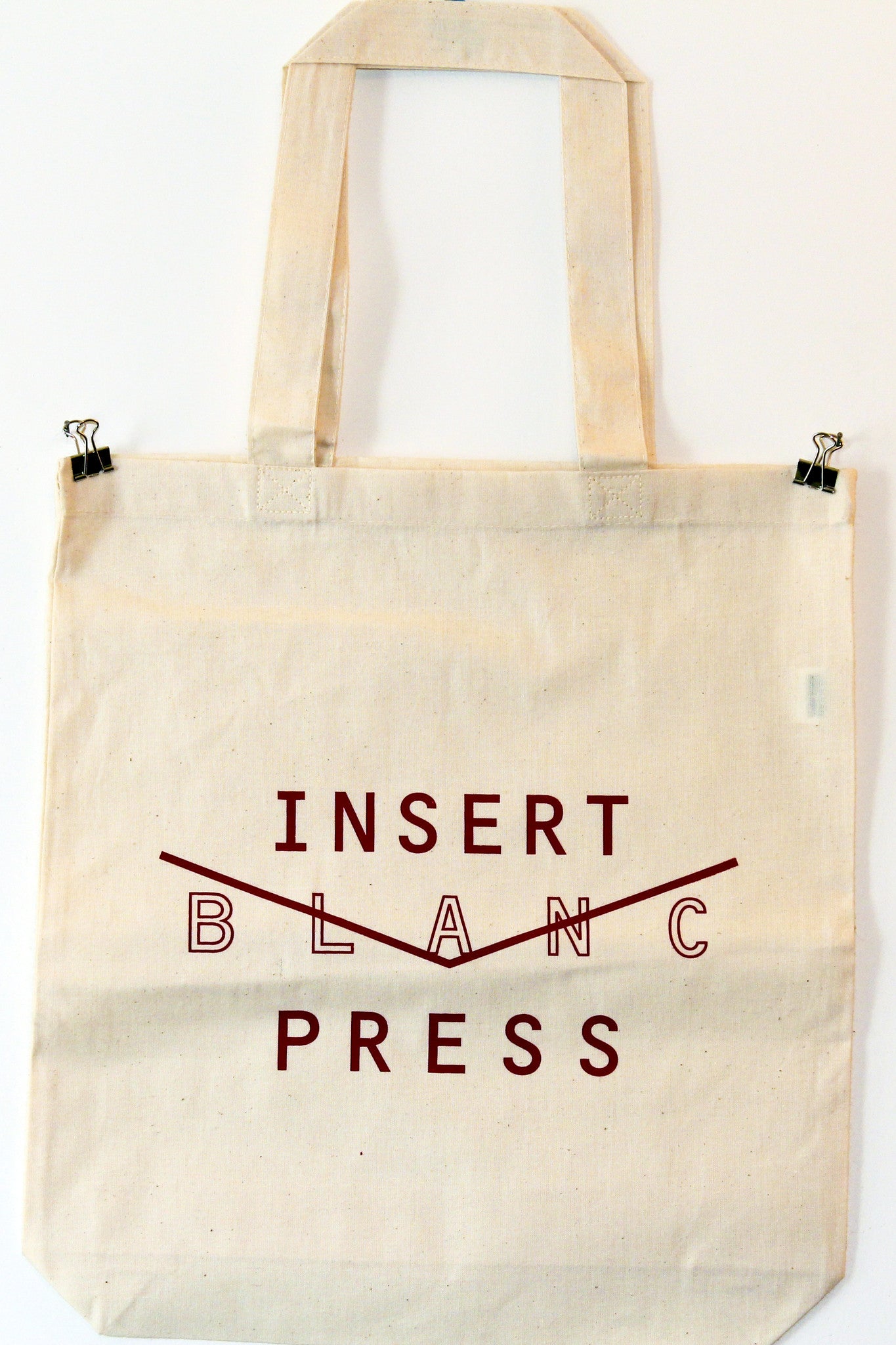 Insert Blanc Press Tote Bag